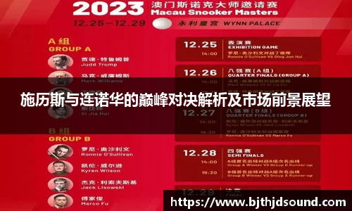 施历斯与连诺华的巅峰对决解析及市场前景展望